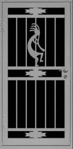 Arapaho Kokopelli | Premier Series | Steel Shield Security Doors & More | Arizona Security Doors