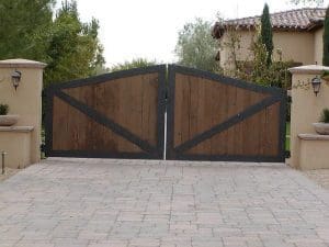 Double Gate | Driveway Gate | Horizontal Gate | Steel Security Doors & More | Arizona Security Doors & Gates
