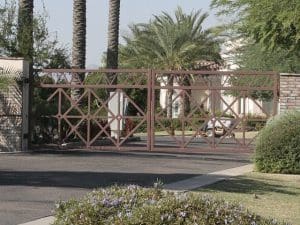 Double Gate | Driveway Gate | Horizontal Gate | Steel Security Doors & More | Arizona Security Doors & Gates