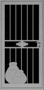 Pima Pots Security Door | Classic Series | Steel Shield Security Doors & More | Arizona Security Doors