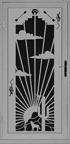 Taos Security Door | Laser Series | Steel Shield Security Doors & More | Arizona Security Doors
