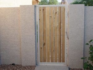 Wood Gate | Horizontal Gate | Steel Security Doors & More | Arizona Security Doors & Gates