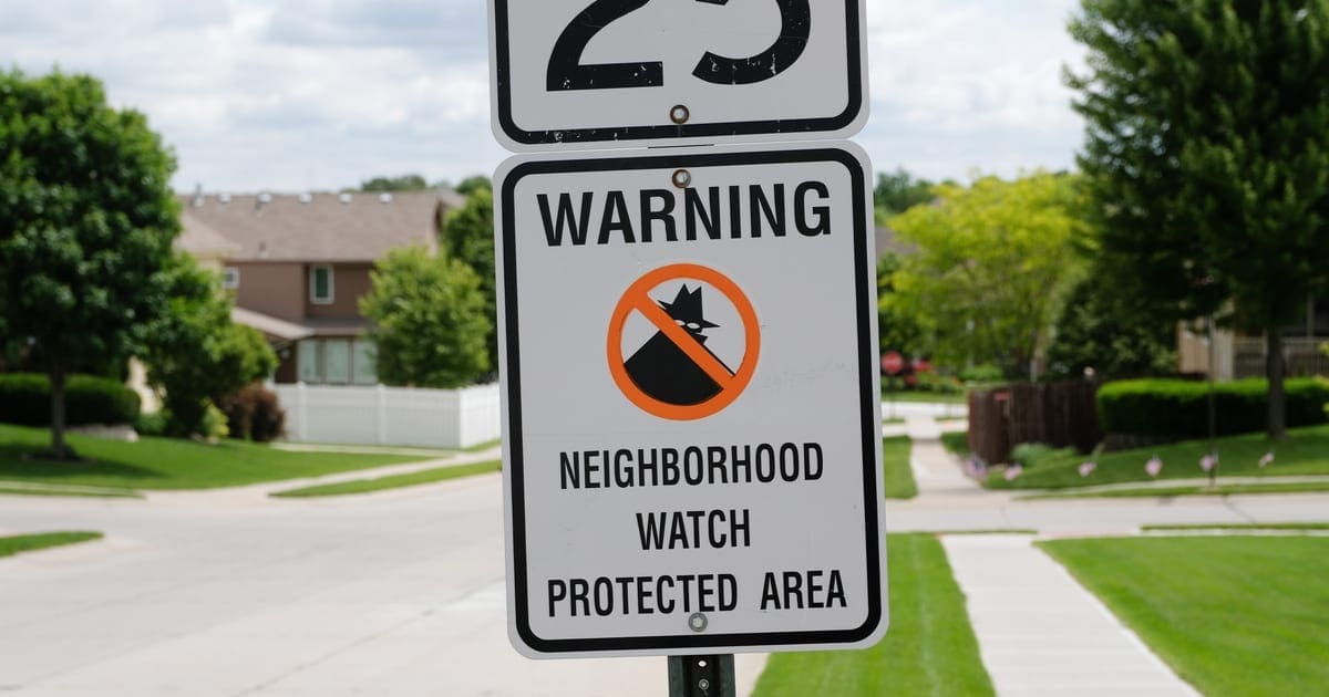 keep neighborhood safe